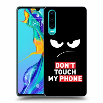 Husă pentru Huawei P30 - Angry Eyes - Transparent