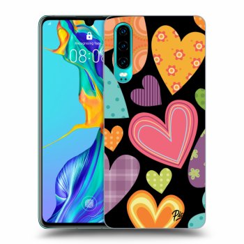 Husă pentru Huawei P30 - Colored heart