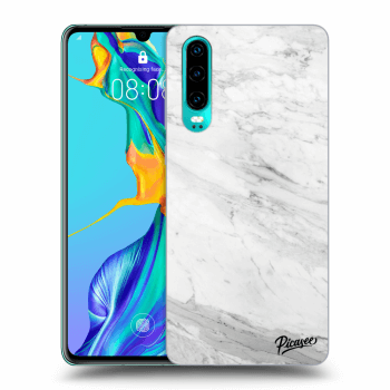 Picasee ULTIMATE CASE pentru Huawei P30 - White marble