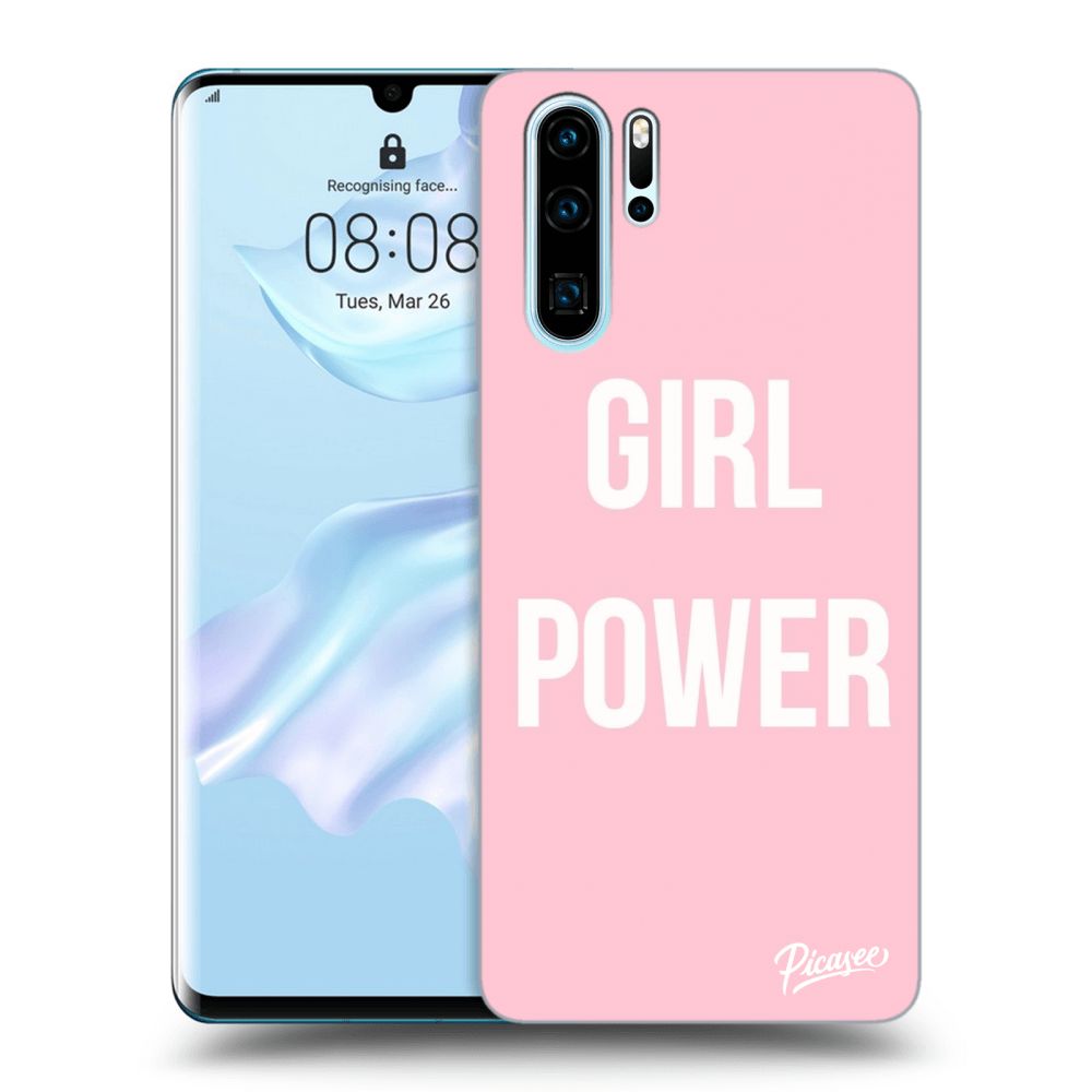 Picasee husă transparentă din silicon pentru Huawei P30 Pro - Girl power
