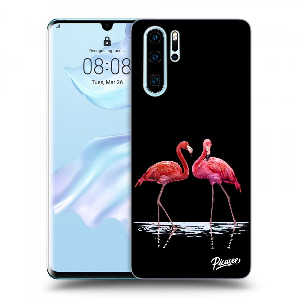 Picasee ULTIMATE CASE pentru Huawei P30 Pro - Flamingos couple