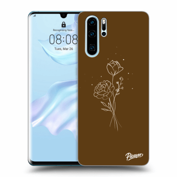 Husă pentru Huawei P30 Pro - Brown flowers