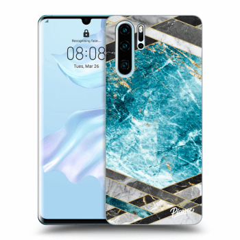 Husă pentru Huawei P30 Pro - Blue geometry