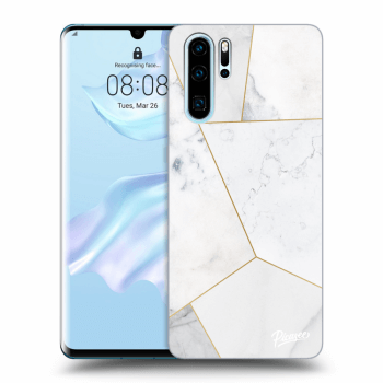 Husă pentru Huawei P30 Pro - White tile