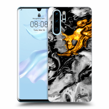 Husă pentru Huawei P30 Pro - Black Gold 2