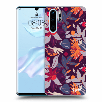 Husă pentru Huawei P30 Pro - Purple Leaf