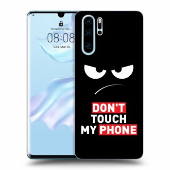 Husă pentru Huawei P30 Pro - Angry Eyes - Transparent