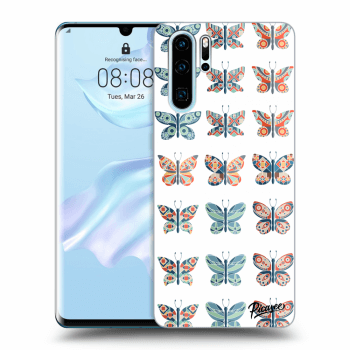 Picasee husă transparentă din silicon pentru Huawei P30 Pro - Butterflies