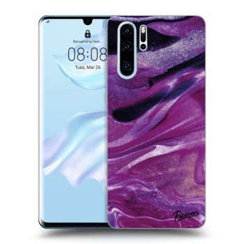 Husă pentru Huawei P30 Pro - Purple glitter