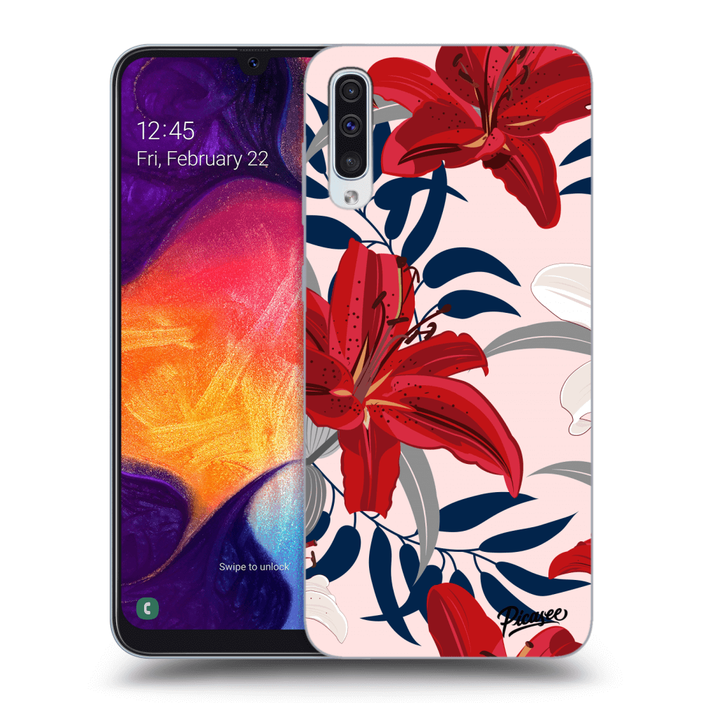 Picasee ULTIMATE CASE pentru Samsung Galaxy A50 A505F - Red Lily