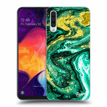 Husă pentru Samsung Galaxy A50 A505F - Green Gold