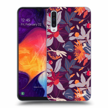 Husă pentru Samsung Galaxy A50 A505F - Purple Leaf