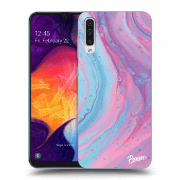 Husă pentru Samsung Galaxy A50 A505F - Pink liquid