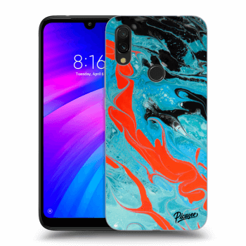Picasee ULTIMATE CASE pentru Xiaomi Redmi 7 - Blue Magma