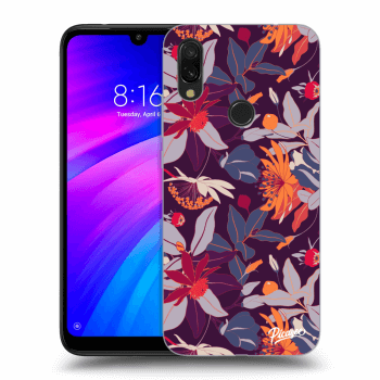 Husă pentru Xiaomi Redmi 7 - Purple Leaf