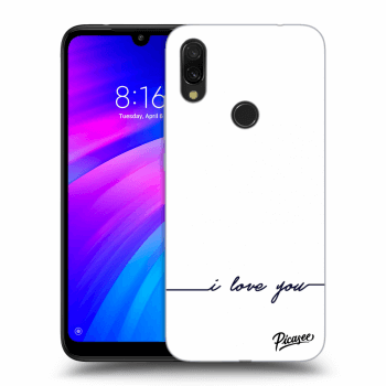 Picasee ULTIMATE CASE pentru Xiaomi Redmi 7 - I love you