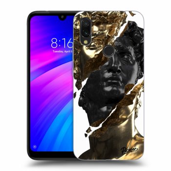 Husă pentru Xiaomi Redmi 7 - Gold - Black