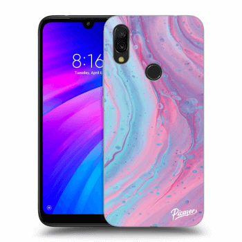 Husă pentru Xiaomi Redmi 7 - Pink liquid