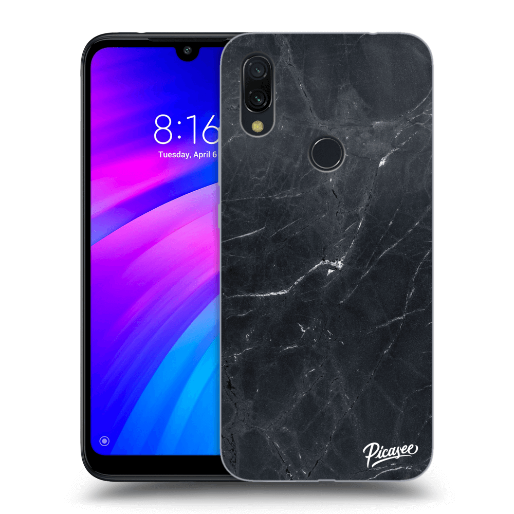 Picasee ULTIMATE CASE pentru Xiaomi Redmi 7 - Black marble