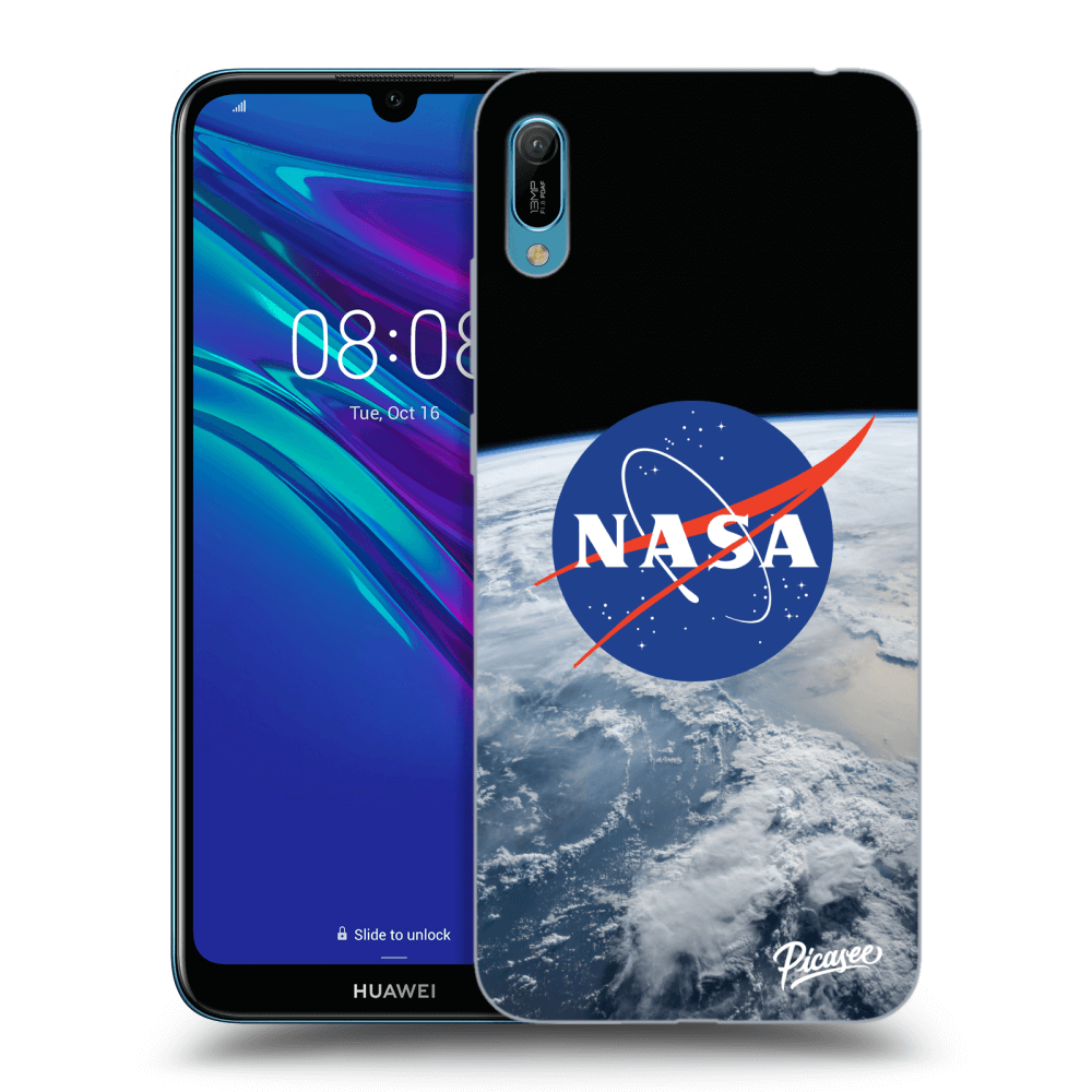 Picasee husă transparentă din silicon pentru Huawei Y6 2019 - Nasa Earth