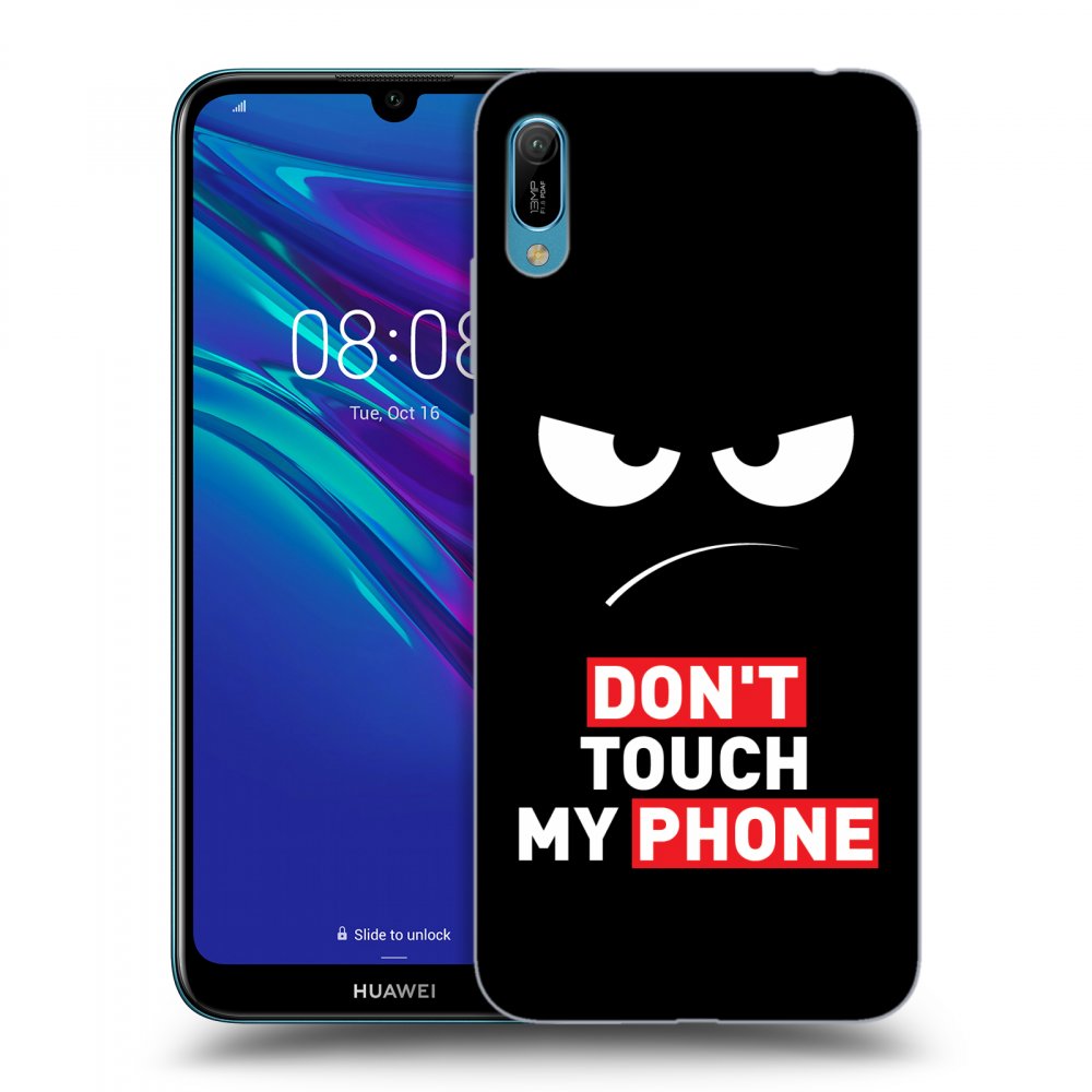 Picasee ULTIMATE CASE pentru Huawei Y6 2019 - Angry Eyes - Transparent