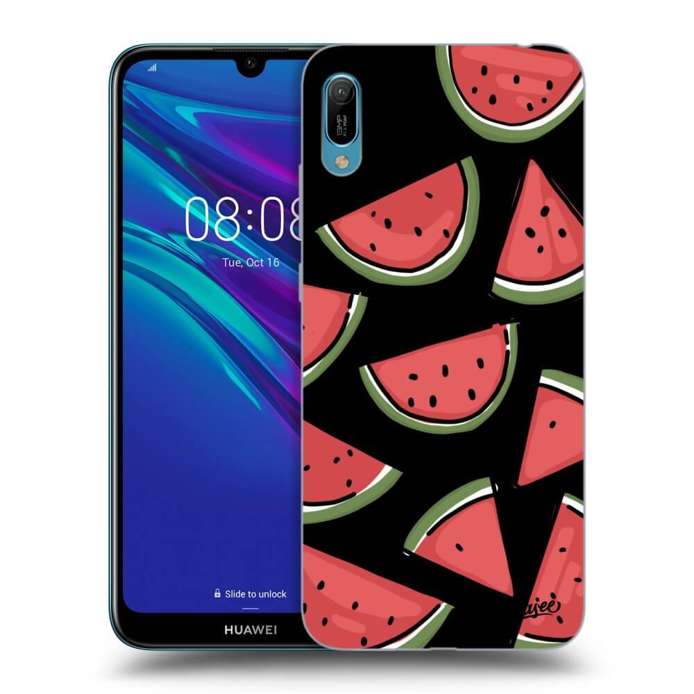 Picasee husă neagră din silicon pentru Huawei Y6 2019 - Melone
