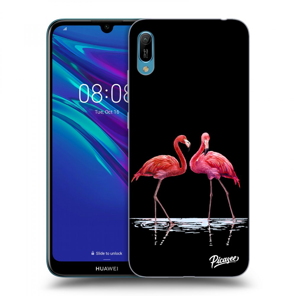 Picasee ULTIMATE CASE pentru Huawei Y6 2019 - Flamingos couple