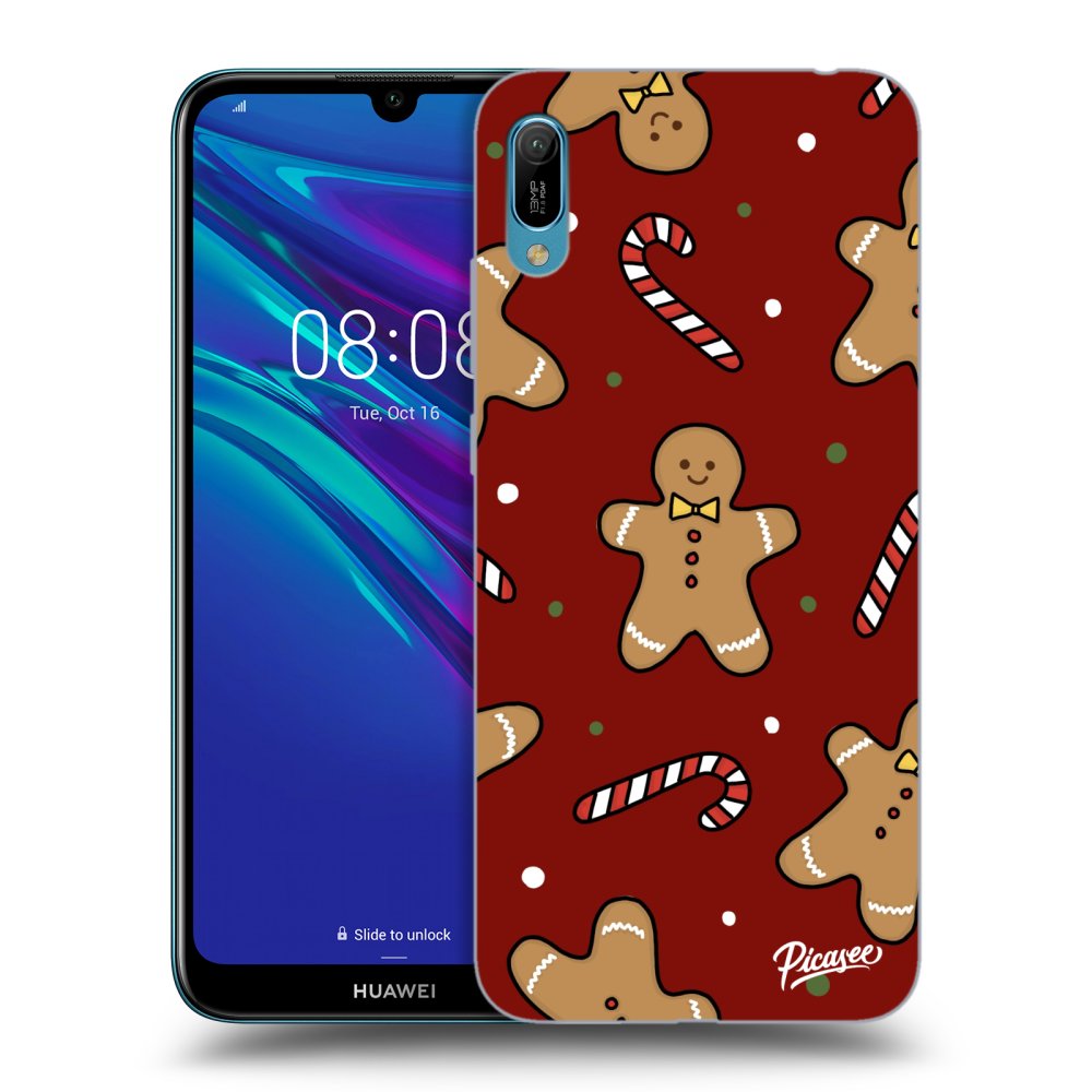 Picasee husă neagră din silicon pentru Huawei Y6 2019 - Gingerbread 2