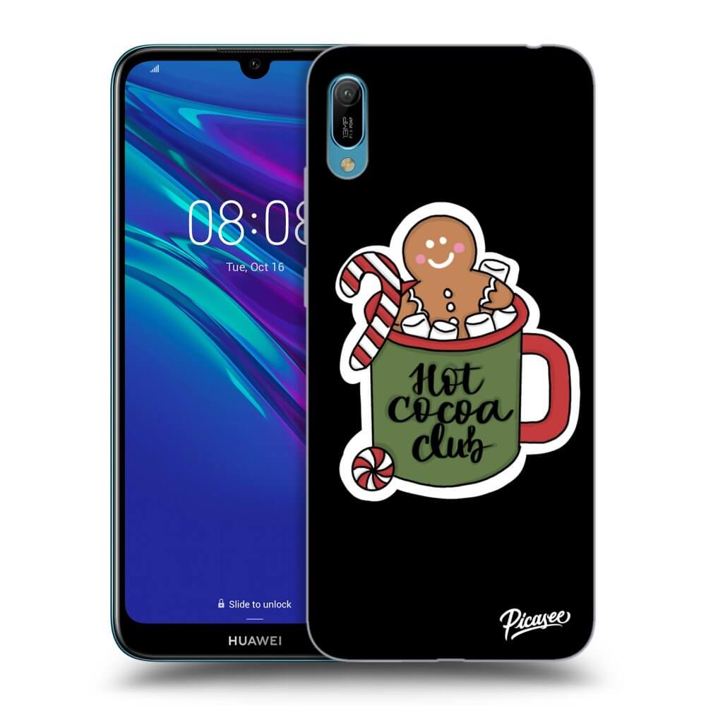 Picasee husă neagră din silicon pentru Huawei Y6 2019 - Hot Cocoa Club