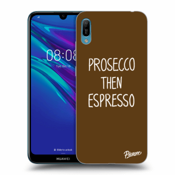 Picasee husă neagră din silicon pentru Huawei Y6 2019 - Prosecco then espresso