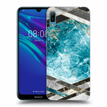 Husă pentru Huawei Y6 2019 - Blue geometry