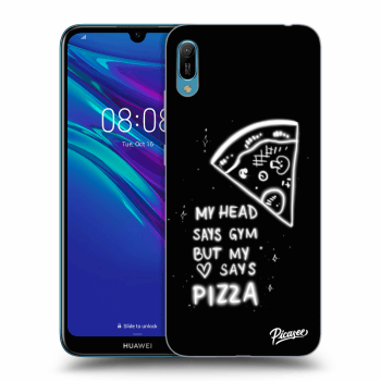 Picasee husă transparentă din silicon pentru Huawei Y6 2019 - Pizza
