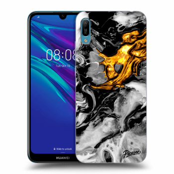 Husă pentru Huawei Y6 2019 - Black Gold 2