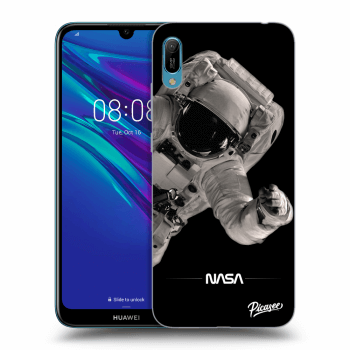 Picasee husă neagră din silicon pentru Huawei Y6 2019 - Astronaut Big