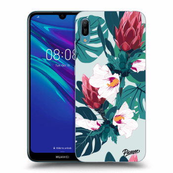 Picasee husă transparentă din silicon pentru Huawei Y6 2019 - Rhododendron