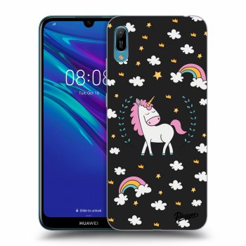 Picasee husă neagră din silicon pentru Huawei Y6 2019 - Unicorn star heaven