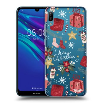 Picasee husă transparentă din silicon pentru Huawei Y6 2019 - Christmas