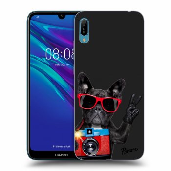 Picasee husă neagră din silicon pentru Huawei Y6 2019 - French Bulldog