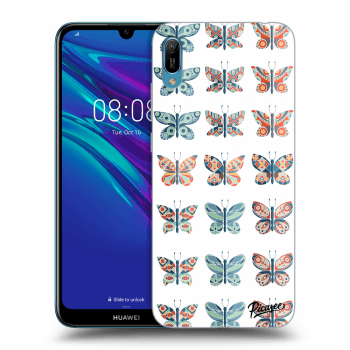 Picasee husă transparentă din silicon pentru Huawei Y6 2019 - Butterflies