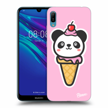 Picasee husă neagră din silicon pentru Huawei Y6 2019 - Ice Cream Panda