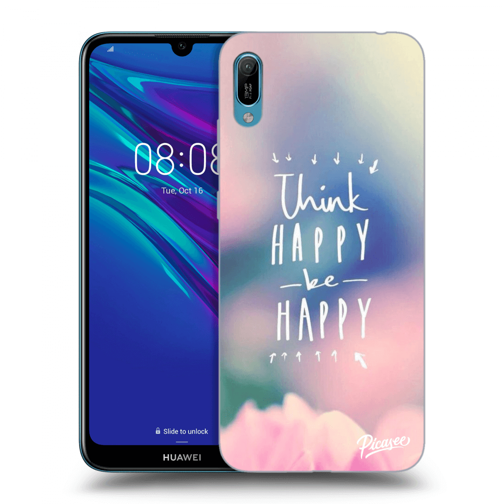 Picasee ULTIMATE CASE pentru Huawei Y6 2019 - Think happy be happy