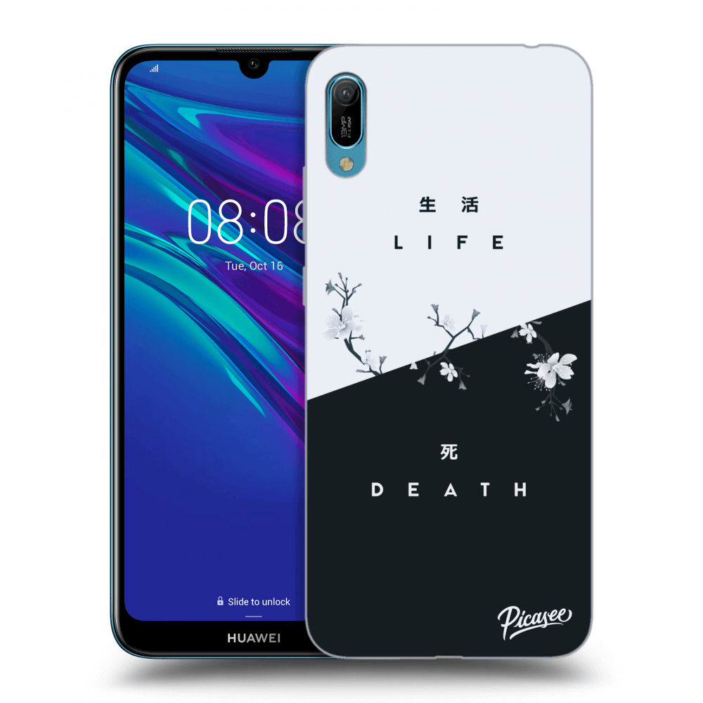 Picasee husă transparentă din silicon pentru Huawei Y6 2019 - Life - Death