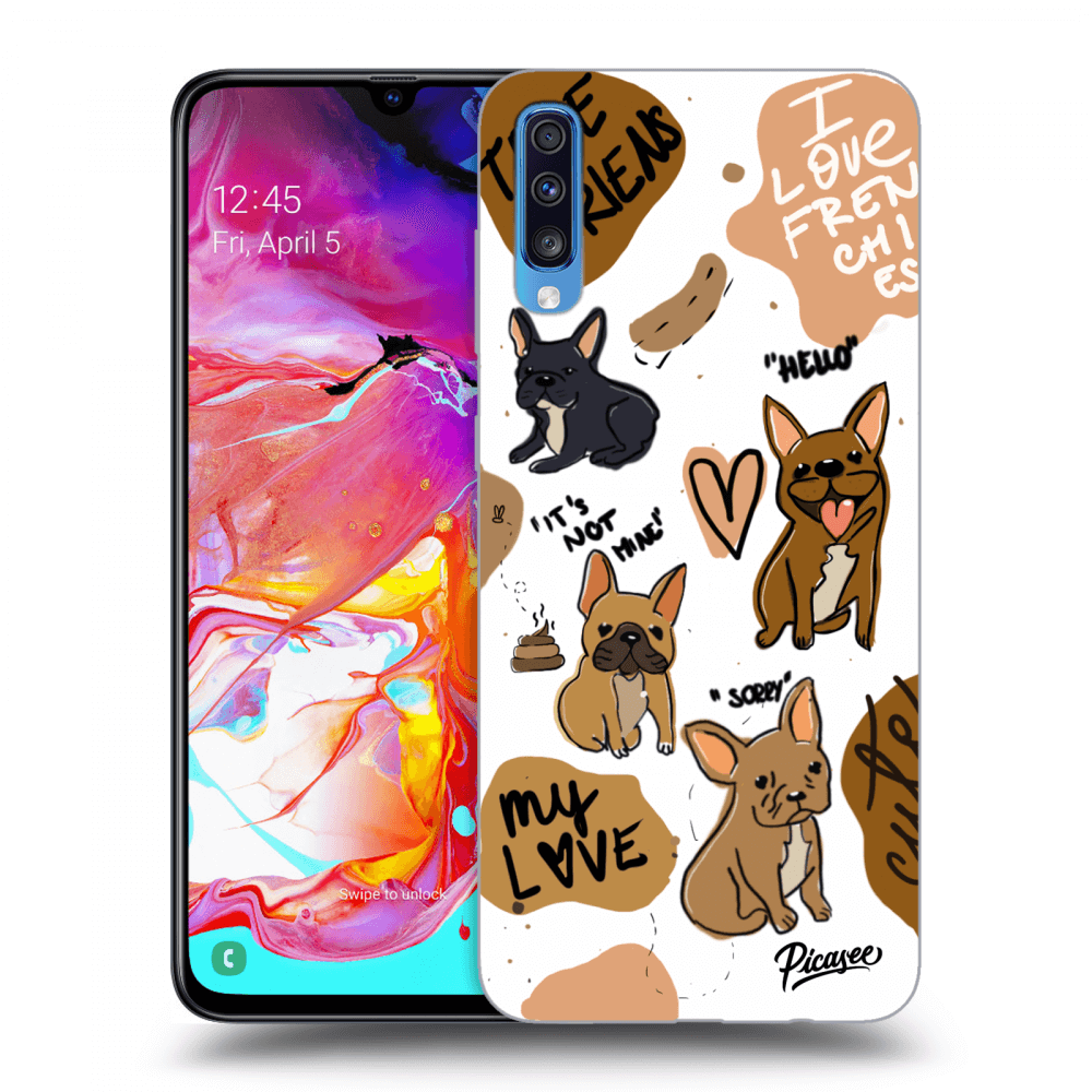 Picasee ULTIMATE CASE pentru Samsung Galaxy A70 A705F - Frenchies