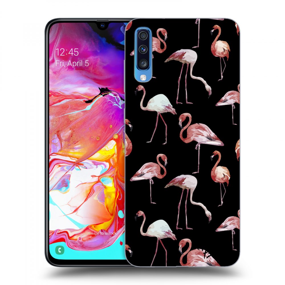 Picasee ULTIMATE CASE pentru Samsung Galaxy A70 A705F - Flamingos