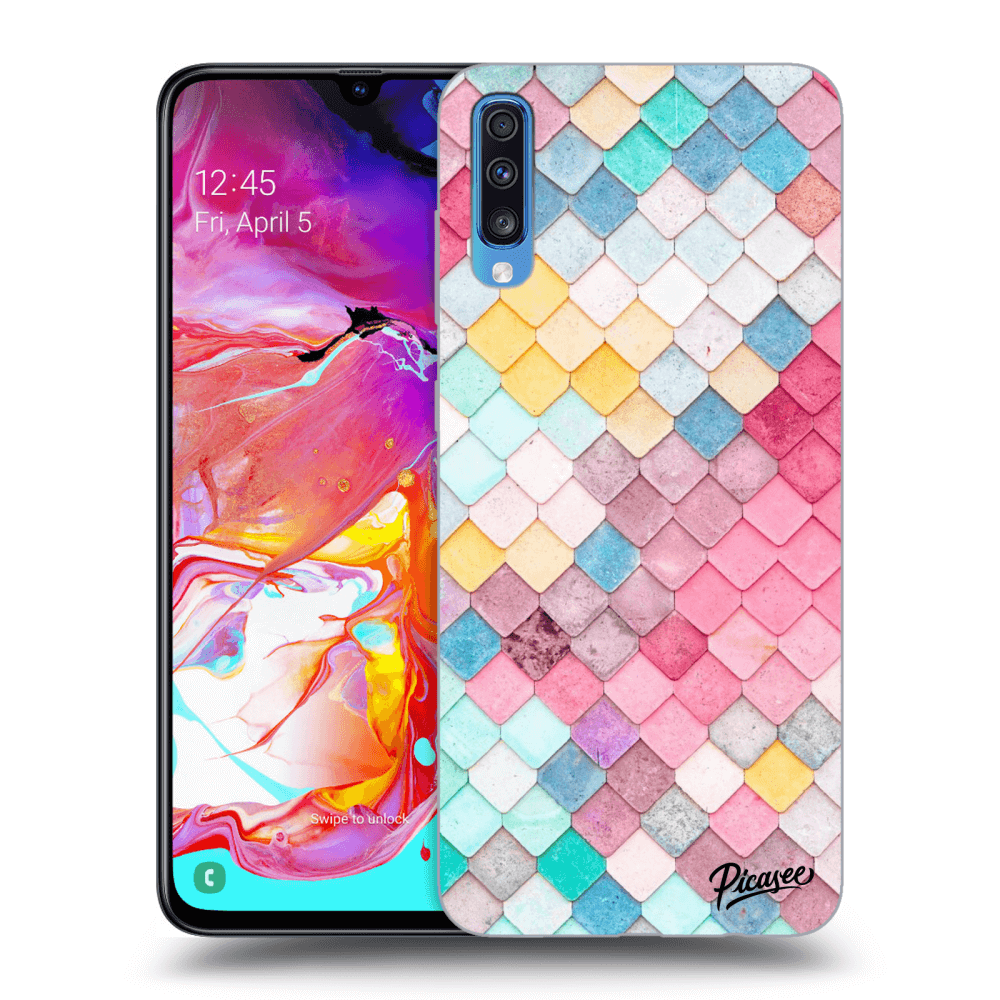 Picasee ULTIMATE CASE pentru Samsung Galaxy A70 A705F - Colorful roof
