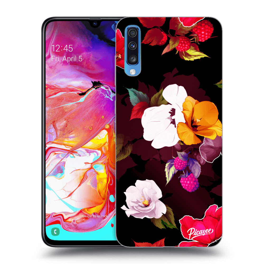 Picasee ULTIMATE CASE pentru Samsung Galaxy A70 A705F - Flowers and Berries