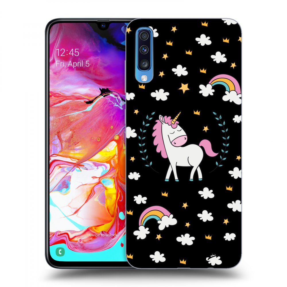 Picasee ULTIMATE CASE pentru Samsung Galaxy A70 A705F - Unicorn star heaven