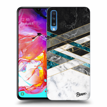 Husă pentru Samsung Galaxy A70 A705F - Black & White geometry