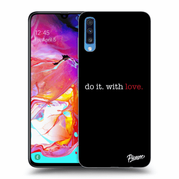 Picasee ULTIMATE CASE pentru Samsung Galaxy A70 A705F - Do it. With love.