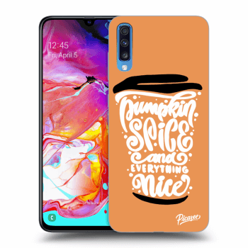 Husă pentru Samsung Galaxy A70 A705F - Pumpkin coffee
